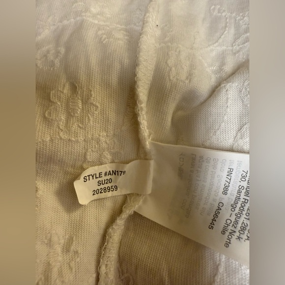 J. Crew Cream 3/4 Sleeve Tie Front Blouse - Picture 9 of 9